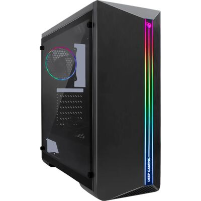 Deep Gaming DGC200 Tour - PC Micro ATX - Noir - Publicité Deep Gaming DGC200 Tour - PC Micro ATX - Noir - Publicité