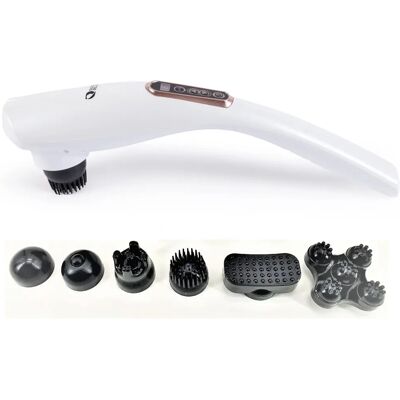 Massageur Global Relax EGO Blanc Sans Fil Multifonction - Massager - Publicité Massageur Global Relax EGO Blanc Sans Fil Multifonction - Massager - Publicité