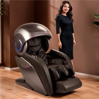 Fauteuil de Massage GLOBAL RELAX Kronos - Noir - Publicité Fauteuil de Massage GLOBAL RELAX Kronos - Noir - Publicité