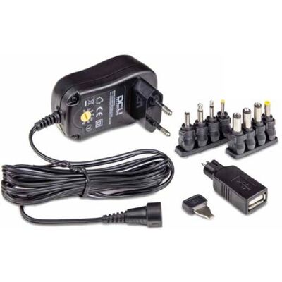 Caricabatterie Mobile DCU 37200035 - Universale Nero - 12W 6 Con. & USB Caricabatterie Mobile DCU 37200035 - Universale Nero - 12W 6 Con. & USB