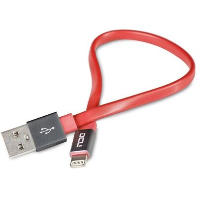 Câble Lightning DCU Tecnologic - USB 2.0, 20cm, Rouge/Noir Câble Lightning DCU Tecnologic - USB 2.0, 20cm, Rouge/Noir