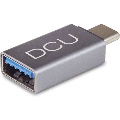 DCU Tecnologic Adaptateur de genre USB-C à USB-A - Gris DCU Tecnologic Adaptateur de genre USB-C à USB-A - Gris