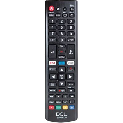 Controle Remoto DCU Tecnologic - IR Wireless TV - Preto Controle Remoto DCU Tecnologic - IR Wireless TV - Preto