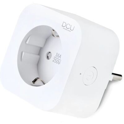 Enchufe Inteligente WiFi DCU Tecnologic - Blanco - Control por Voz Enchufe Inteligente WiFi DCU Tecnologic - Blanco - Control por Voz