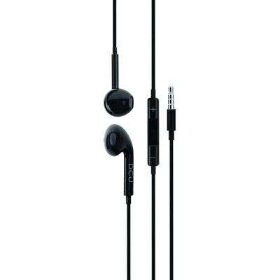 Fones de ouvido DCU 34151001 - Com cabo, Preto - Fones de ouvido Fones de ouvido DCU 34151001 - Com cabo, Preto - Fones de ouvido