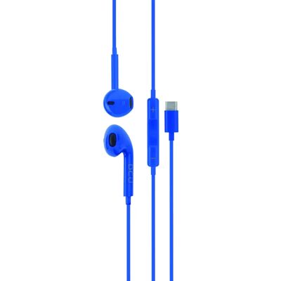 Fones DCU - 34151012 - Com fio, Azul, Com gancho na orelha - Chamadas/Música Fones DCU - 34151012 - Com fio, Azul, Com gancho na orelha - Chamadas/Música