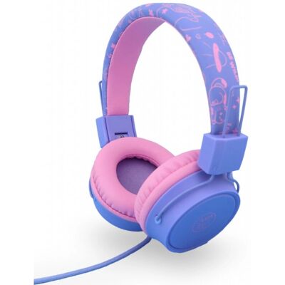 Casque DCU Safe Rose - Enfants avec Cable - Publicité Casque DCU Safe Rose - Enfants avec Cable - Publicité