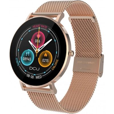 Montre connectée DCU Tecnologic - Argent - Écran AMOLED 1,3" - 14 modes sport - IP68 Montre connectée DCU Tecnologic - Argent - Écran AMOLED 1,3" - 14 modes sport - IP68