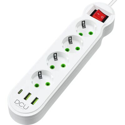 DCU Advance Tecnologic 37400104 Verlängerung - Weiß DCU Advance Tecnologic 37400104 Verlängerung - Weiß