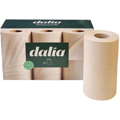 Papel de cocina sin blanquear Bio - 3 unidades - Dalia Papel de cocina sin blanquear Bio - 3 unidades - Dalia