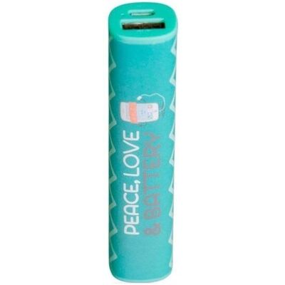Mr. Wonderful Power Bank - 2600mAh, Bleu, 1 USB, Micro-USB - Publicité Mr. Wonderful Power Bank - 2600mAh, Bleu, 1 USB, Micro-USB - Publicité