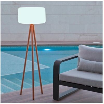 Newgarden Chloe Solar RGB LED Außen-Stehlampe - Weiß, Hellholz - Stehlampe Newgarden Chloe Solar RGB LED Außen-Stehlampe - Weiß, Hellholz - Stehlampe