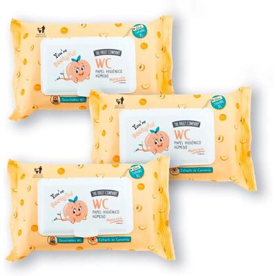 Los Toallitas Húmedas de Melocotón de The Fruit Company - Papel Higiénico Húmedo Los Toallitas Húmedas de Melocotón de The Fruit Company - Papel Higiénico Húmedo