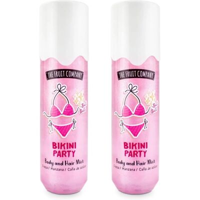 The Fruit Company Bikini Party Body & Hair Mist Glitter 200ml The Fruit Company Bikini Party Body & Hair Mist Glitter 200ml