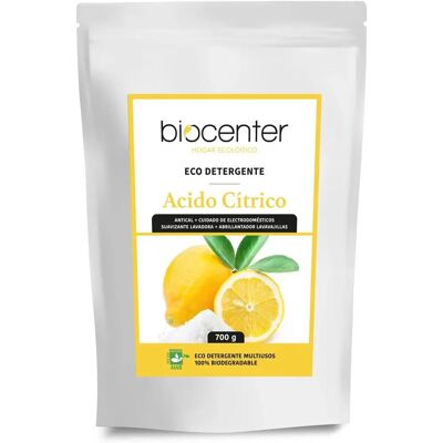 Polvo de Ácido Cítrico - Desincrustante y Suavizante Ecológico - 700g Polvo de Ácido Cítrico - Desincrustante y Suavizante Ecológico - 700g