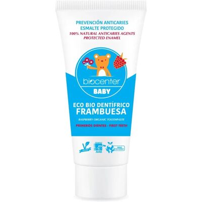Biocenter Frambuesa Bio 75 ml - Pasta de dientes Biocenter Frambuesa Bio 75 ml - Pasta de dientes