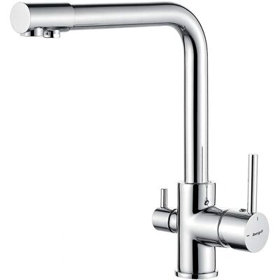 IBERGRIF M22109 Keukenkraan - 3-weg Mengkraan, 360° Draai, Waterfilter IBERGRIF M22109 Keukenkraan - 3-weg Mengkraan, 360° Draai, Waterfilter