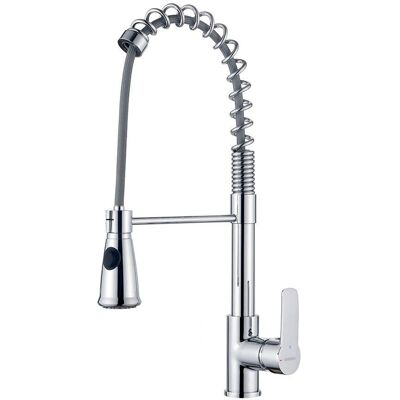 GRIFEMA - Küchenarmatur - Hoher Auslauf, Ausziehbarer Sprühkopf, Professionelles Design GRIFEMA - Küchenarmatur - Hoher Auslauf, Ausziehbarer Sprühkopf, Professionelles Design