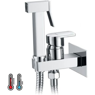 IBERGRIF M22019 - Externes Bidet-Set - Für WC & Bidet - Warm & Kalt Wasser IBERGRIF M22019 - Externes Bidet-Set - Für WC & Bidet - Warm & Kalt Wasser