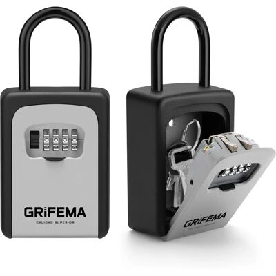 GRIFEMA GA1004 Sleutelkistje - Draagbare Metaal Kluis met Handvat GRIFEMA GA1004 Sleutelkistje - Draagbare Metaal Kluis met Handvat