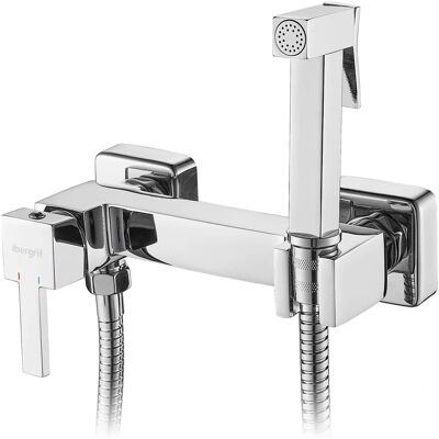 IBERGRIF - Kit de bidé externo para WC y bidet, agua caliente y fría IBERGRIF - Kit de bidé externo para WC y bidet, agua caliente y fría