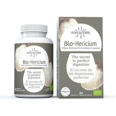 Hifas da Terra Bio-Hericium - Superalimento de Melena de león - 60 cápsulas vegetales Hifas da Terra Bio-Hericium - Superalimento de Melena de león - 60 cápsulas vegetales