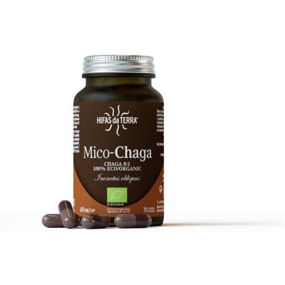 Hifas da Terra Mico-chaga Pure Chaga Eco Extract - 70 capsules Hifas da Terra Mico-chaga Pure Chaga Eco Extract - 70 capsules