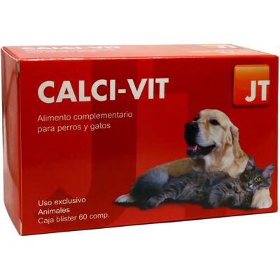 Jtpharma Calci Vit 60 comprimidos - Suplemento alimentar Jtpharma Calci Vit 60 comprimidos - Suplemento alimentar