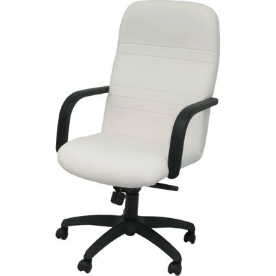 Letur Weißer Bürostuhl - Ergonomisch Verstellbare Langlebige Nylonbasis Letur Weißer Bürostuhl - Ergonomisch Verstellbare Langlebige Nylonbasis