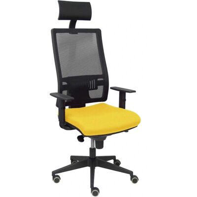 Chaise de bureau ergonomique Horna bali BALI100 Jaune - Réglable & Mesh - Publicité Chaise de bureau ergonomique Horna bali BALI100 Jaune - Réglable & Mesh - Publicité