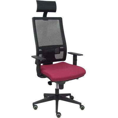 Silla de Oficina Horna bali P&C Rojo Granate - Reposacabezas Ajustable Silla de Oficina Horna bali P&C Rojo Granate - Reposacabezas Ajustable