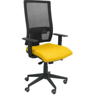 Chaise de Bureau Jaune Horna bali - Réglable, Maille Respirante, 24h Usage - Publicité Chaise de Bureau Jaune Horna bali - Réglable, Maille Respirante, 24h Usage - Publicité