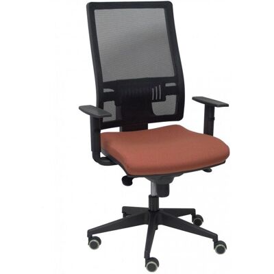 Chaise de Bureau Horna Bali - Accoudoirs réglables - Marron - Support lombaire - 24h - Publicité Chaise de Bureau Horna Bali - Accoudoirs réglables - Marron - Support lombaire - 24h - Publicité