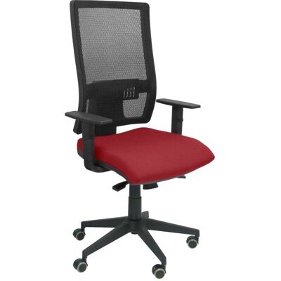 Chaise de Bureau Horna bali - Dossier en maille ajustable - Rouge Grenat - Chaise de Bureau - Publicité Chaise de Bureau Horna bali - Dossier en maille ajustable - Rouge Grenat - Chaise de Bureau - Publicité