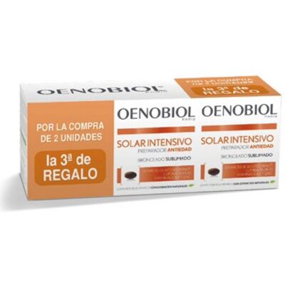 Oenobiol Solar Intensive 3x17.3g - Suplemento de protección solar Oenobiol Solar Intensive 3x17.3g - Suplemento de protección solar