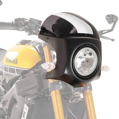 Parabrezza Puig Semicarenatura Stile Vintage - Nero Opaco Parabrezza Puig Semicarenatura Stile Vintage - Nero Opaco