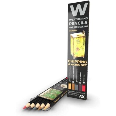 AK Interactive - Ensemble de Crayons de Vieillissement - AK10042 - Publicité AK Interactive - Ensemble de Crayons de Vieillissement - AK10042 - Publicité