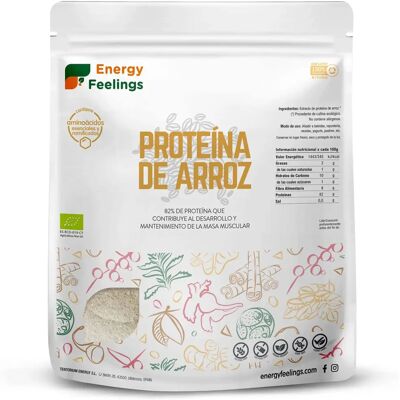 Energy Feelings Bio Brauner Reisprotein - Vegan, 1kg Energy Feelings Bio Brauner Reisprotein - Vegan, 1kg