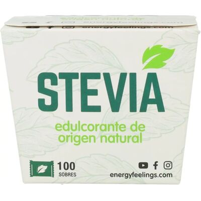 Energy Feelings Stevia Sachets - Adoçante, 8x mais doce que o açúcar Energy Feelings Stevia Sachets - Adoçante, 8x mais doce que o açúcar