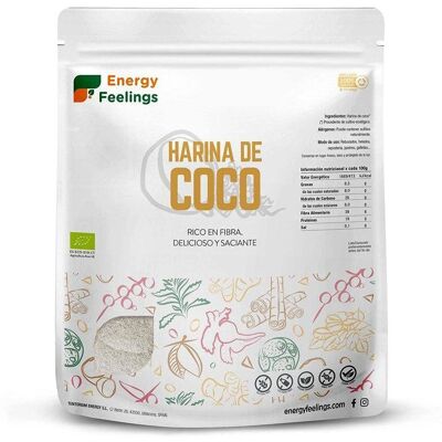 Energy Feelings Dehydrated Coconut Flour Eco XXL Pack - Flour Energy Feelings Dehydrated Coconut Flour Eco XXL Pack - Flour