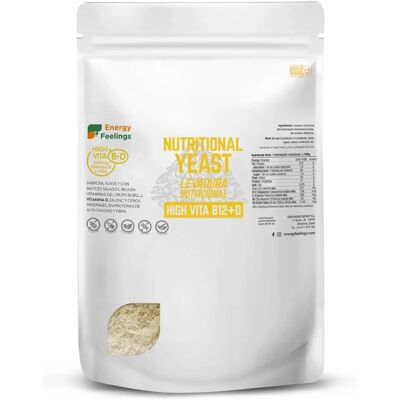 Levure Nutritionnelle en Flocons - Vitamines B & D - 1kg - Energy Feelings - Publicité Levure Nutritionnelle en Flocons - Vitamines B & D - 1kg - Energy Feelings - Publicité