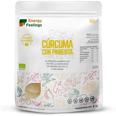 Energy Feelings Eco Turmeric Pepper 1kg Energy Feelings Eco Turmeric Pepper 1kg