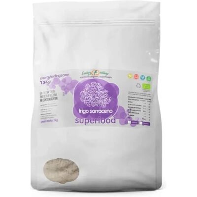 Energy Feelings Bio Buchweizen - Pyramidförmige Körner - 1kg Energy Feelings Bio Buchweizen - Pyramidförmige Körner - 1kg