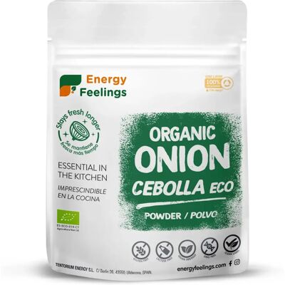 Energy Feelings Oignon Déshydraté Bio - 200g - Publicité Energy Feelings Oignon Déshydraté Bio - 200g - Publicité