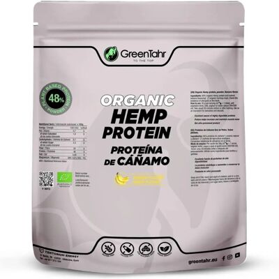 Green Tahr Proteína de cáñamo con sabor a plátano - 750g Green Tahr Proteína de cáñamo con sabor a plátano - 750g