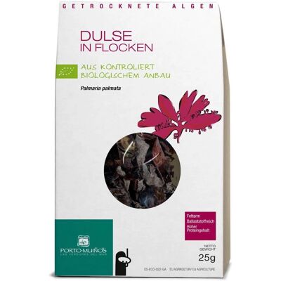 Algas marinas secas Bio Dulse 25 g - Porto Muinos Algas marinas secas Bio Dulse 25 g - Porto Muinos