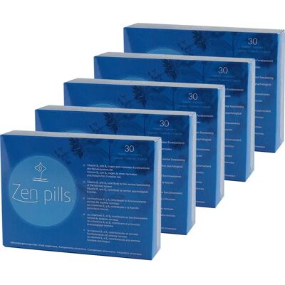 Zen x5 Pastillas para controlar la ansiedad - Suplemento dietético Zen x5 Pastillas para controlar la ansiedad - Suplemento dietético