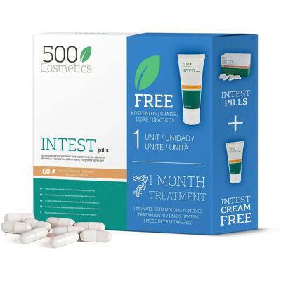 500Cosmetics Intest Cápsulas y Crema - Suplemento de salud 500Cosmetics Intest Cápsulas y Crema - Suplemento de salud