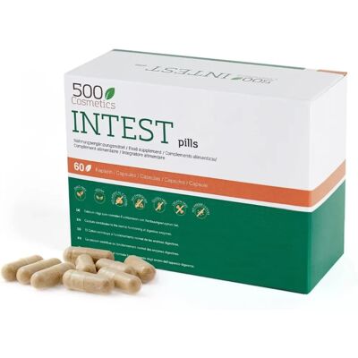 Pastiglie Intest di 500Cosmetics Supporto Digestivo Naturale - Integratori per la Salute Pastiglie Intest di 500Cosmetics Supporto Digestivo Naturale - Integratori per la Salute