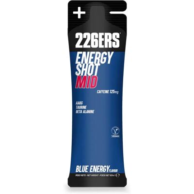 226ERS Energy Shot Mid - Caféine 125mg, Saveur Blue Energy, 60ml - Publicité 226ERS Energy Shot Mid - Caféine 125mg, Saveur Blue Energy, 60ml - Publicité
